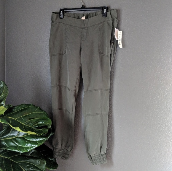 Mimi Maternity Pants - NWT Mimi Maternity Olive Joggers Medium